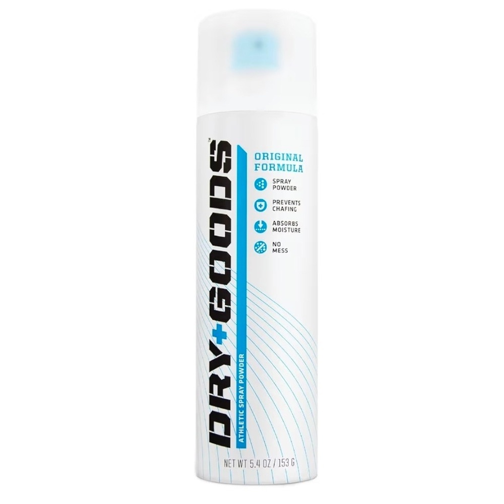 Dry Goods Athletic Spray Powder Original Formula‎ 5.4oz Anti-Chafe Absorb